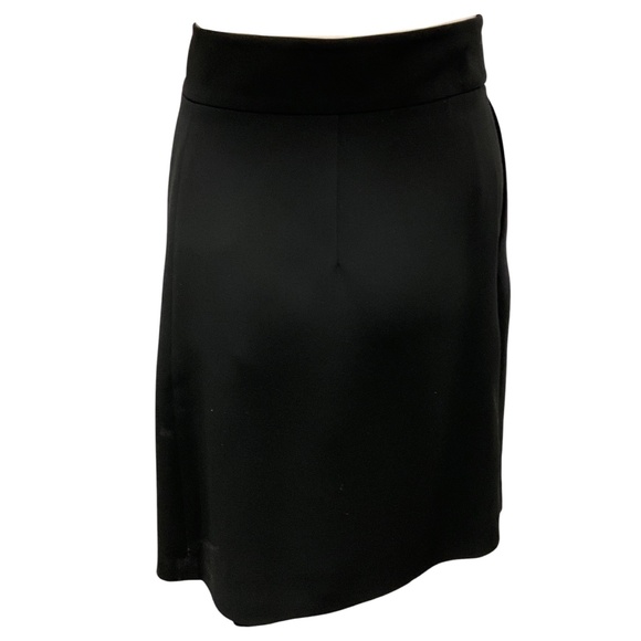 GIORGIO ARMANI BLACK SILK CREPE SHORTS - Picture 3 of 6